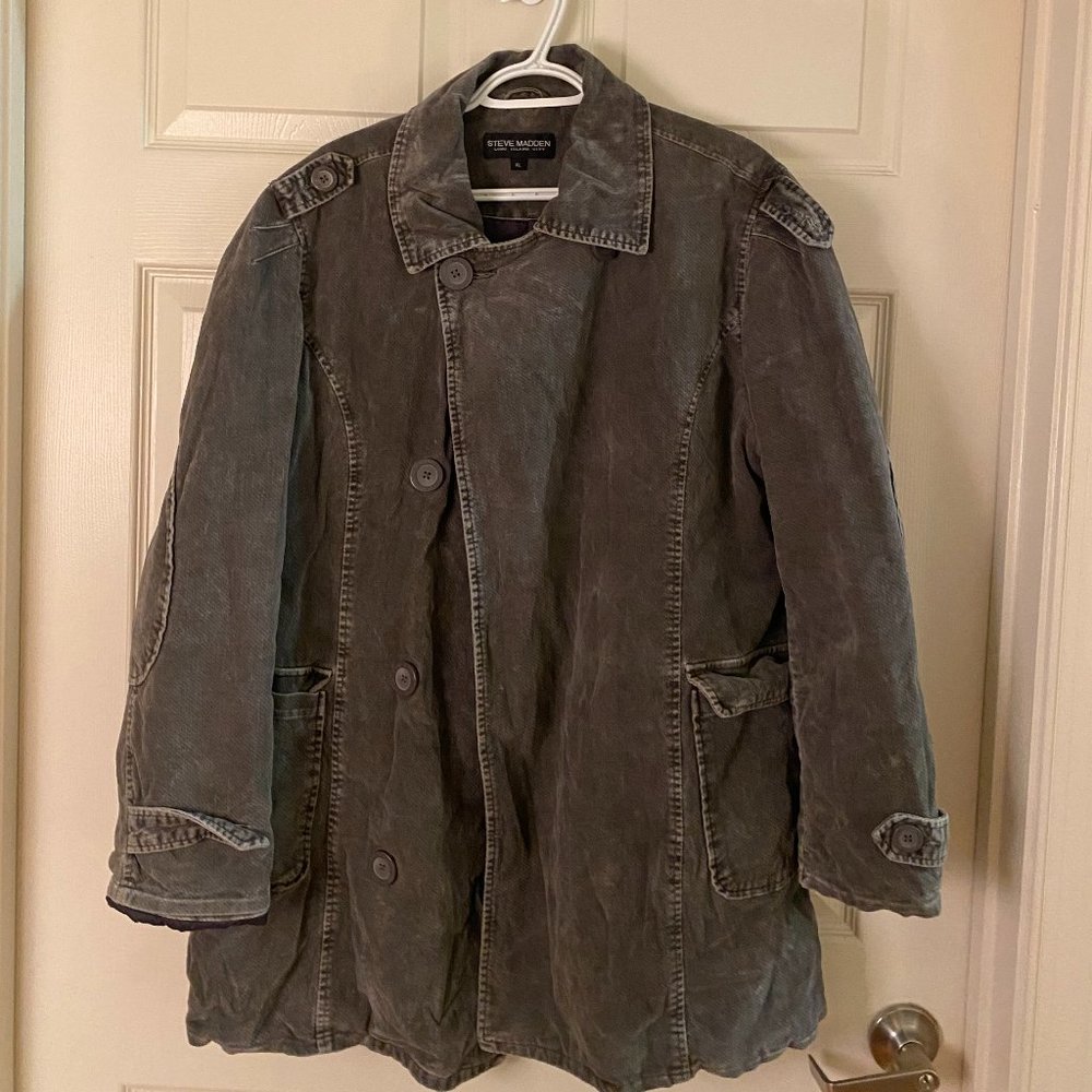 STEVE MADDEN vintage grunge style trench coat